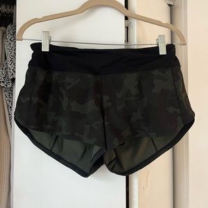 Lulu lemon black camo shorts